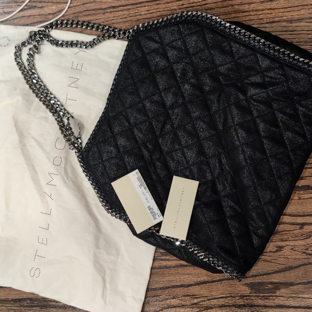 Stella Mc Cartney Falabella "Shaggy Deer" Quilted Tote